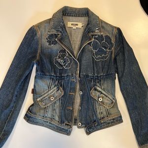 Moschino designer Blue Denim Jacket